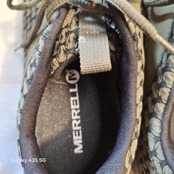 Merrell Womens Olive Green Lace-Up Sneakers Size 7.5 Lightweight Breathable Mesh - Picture 6 of 11